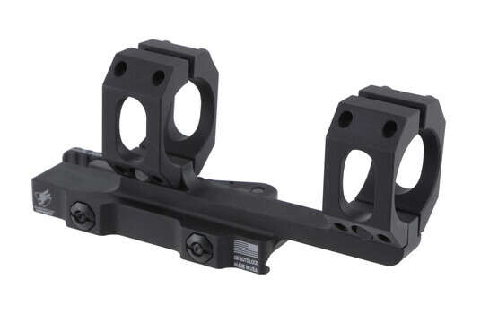 American Defense mount for 30mm scopes features return to zero functionality